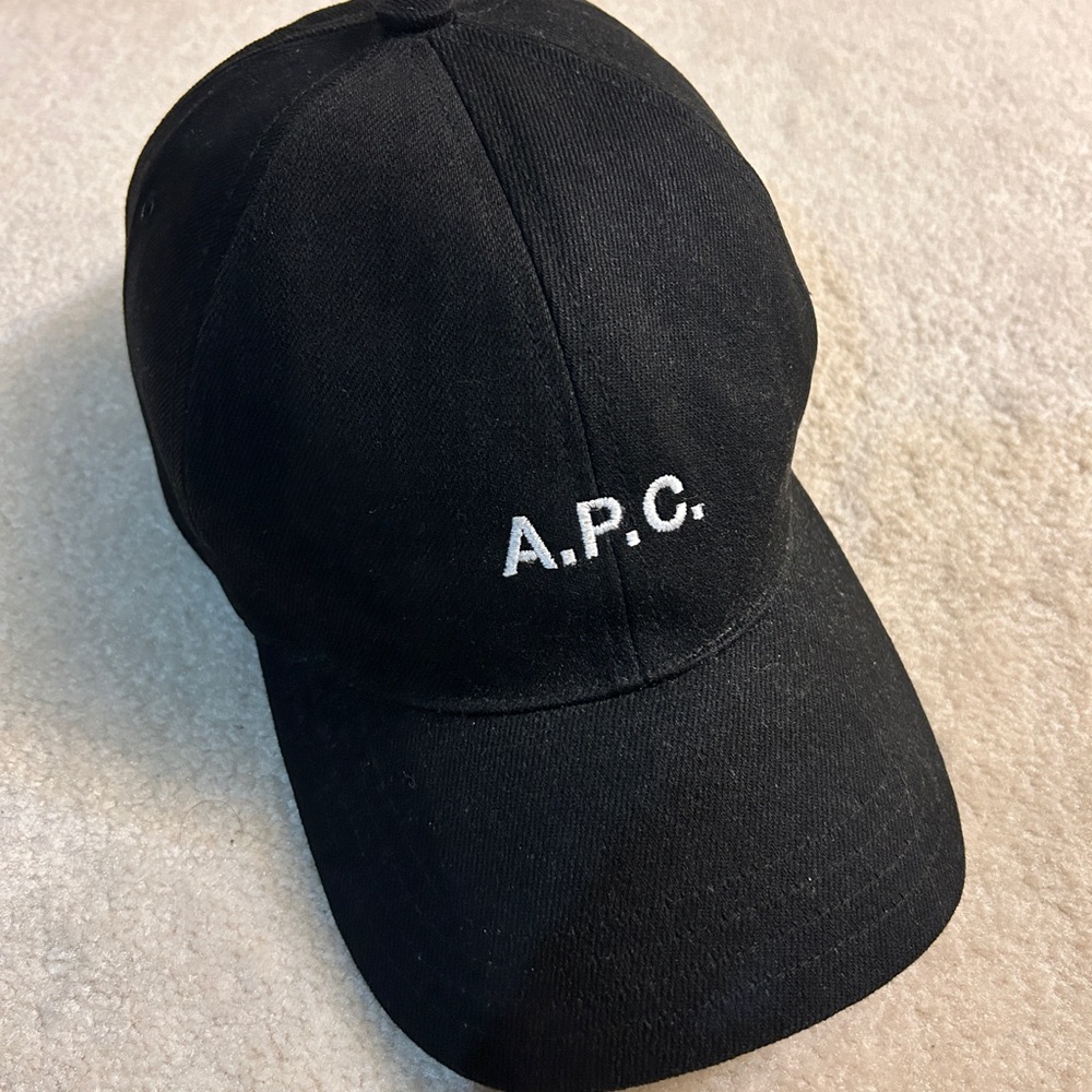 A.P.C. Classic Black Baseball Cap